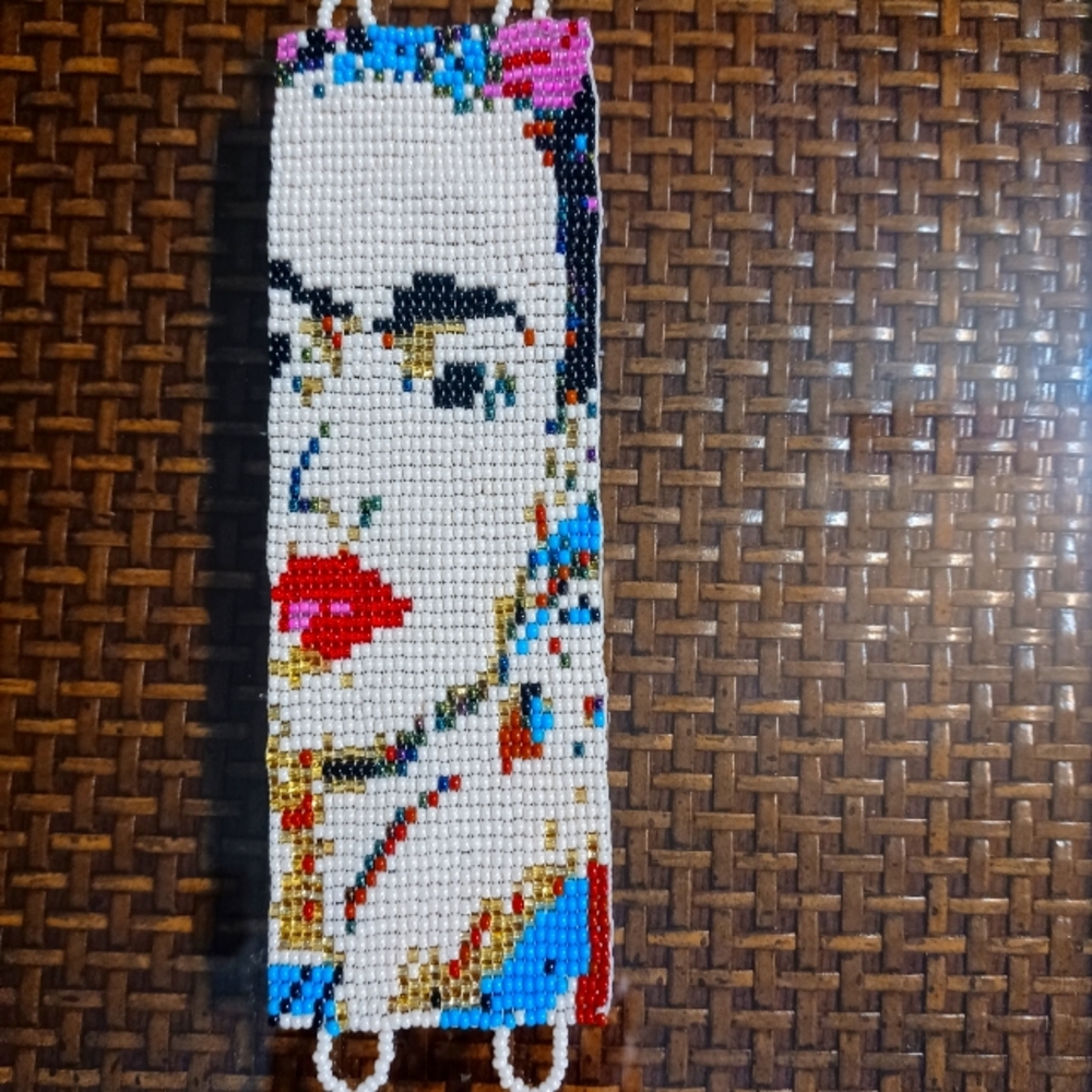 Frida Kahlo mexican chaquira bracelet.